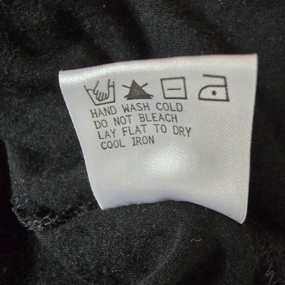 Sigrid Olsen Sport Women's Black Open Cardigan Dark Academia Witchy Classic M - Picture 9 of 13